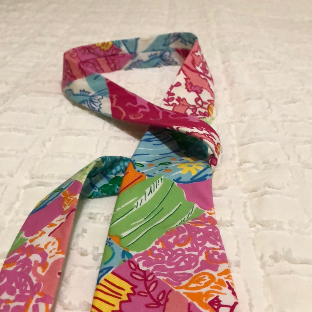 Vintage Lilly Pulitzer Tie *pink only*